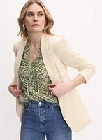 Lightweight Textured Blazer