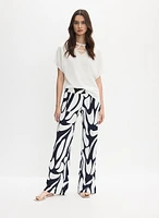 Joseph Ribkoff - Abstract Print Pants