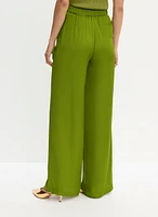 Satin Wide Leg Pants