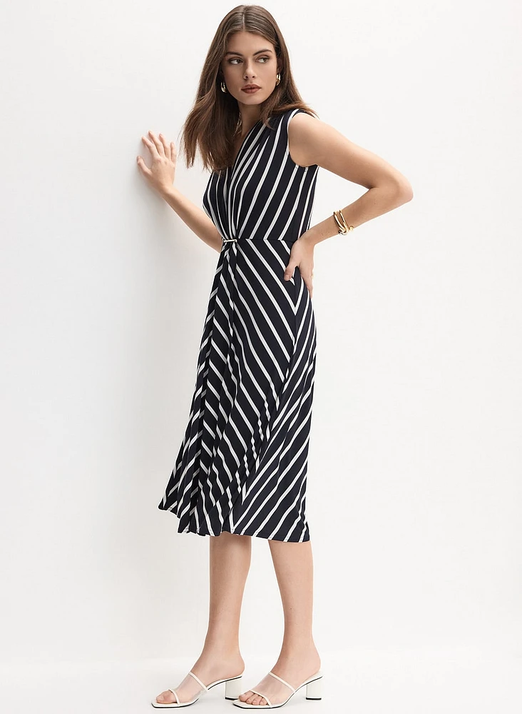 Joseph Ribkoff - Striped Jersey Dress