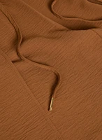 Pantalon large effet tulipe