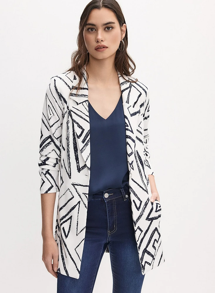 Joseph Ribkoff - Abstract Print Blazer