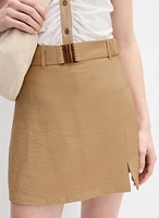 Stretch Linen Skort