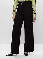 Belted Wide Leg Pants