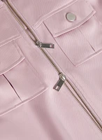 Veste à manches coude volants