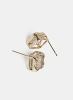 Boucles d'oreilles clous à zircon cubique