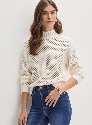 Open Knit Sweater