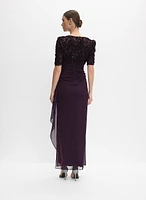 Robe à broderies soutache