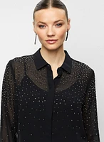 Stud Detail Blouse