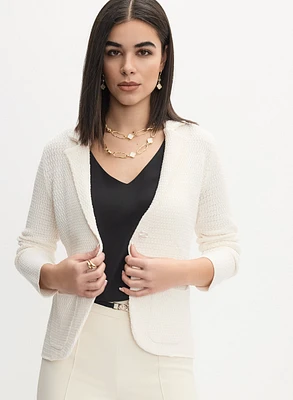 Notch Collar Cardigan