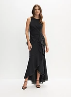 Adrianna Papell - Robe sans manches en organza