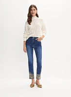 Sequin Detail Jeans