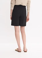 Pleat Waist Shorts