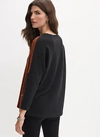 Joseph Ribkoff - Colour-Blocked Knit Sweater