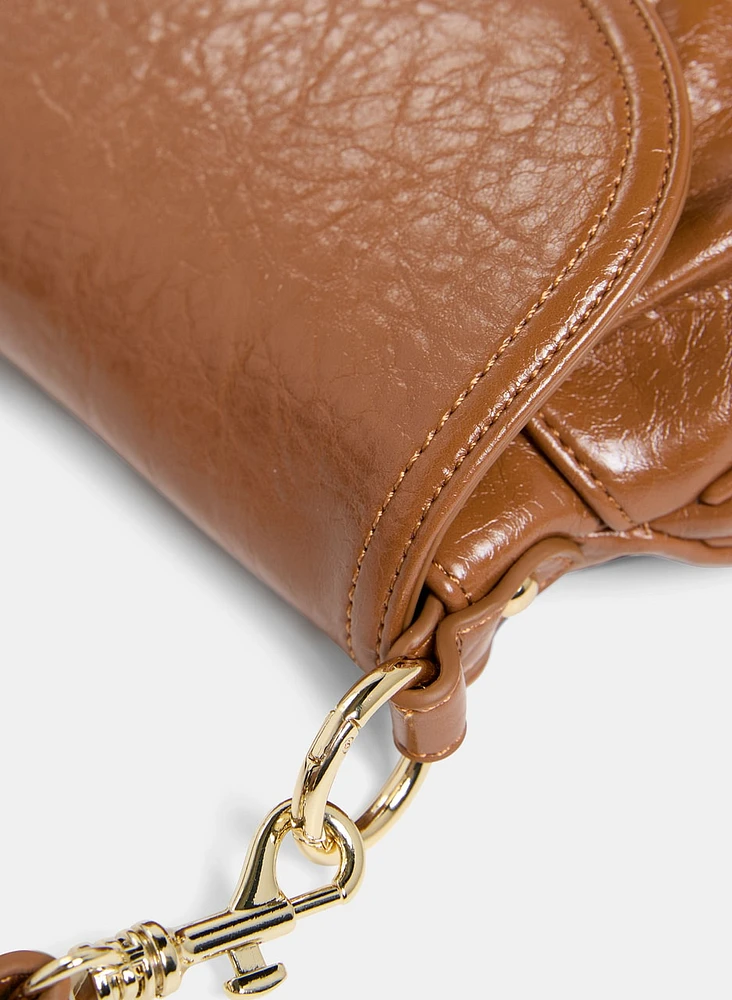 Vegan Leather Crossbody Bag