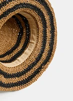 Striped Straw Hat