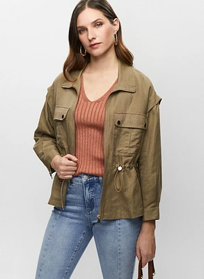 Short Zip Front Jacket