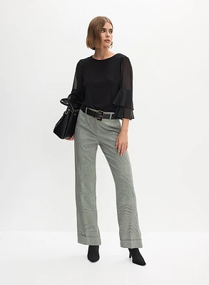 Ruffle Sleeve Top & Giselle Cut Pants