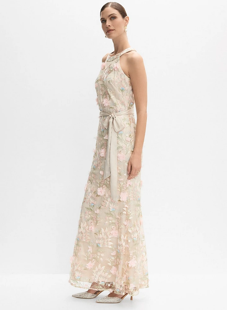 3D Floral Dress