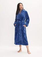 Quilt Fleece Robe