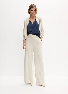 Bomber Jacket & Wide Leg Pants