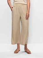 Tencel Pull-On Culotte Pants