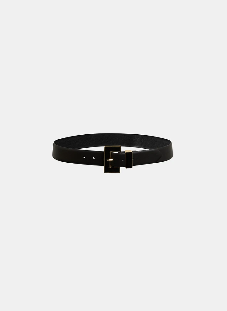 Rectangular Buckle Belt