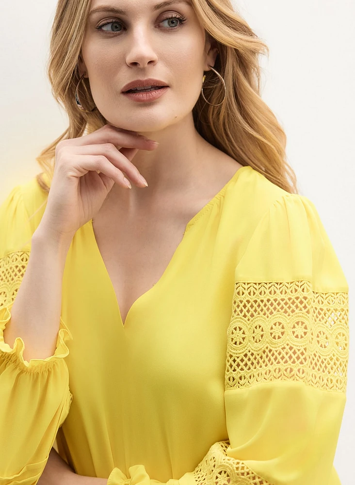 Joseph Ribkoff - Lace Detail Blouse