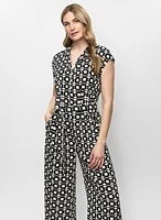 Geometric Print Jumpsuit