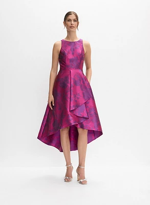 Jacquard Fit & Flare Dress