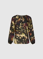 Abstract Print Blouse