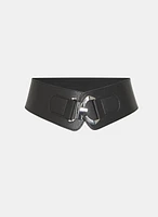 Vegan Leather Elastic Belt