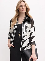 Joseph Ribkoff - Mixed Motif Jacket