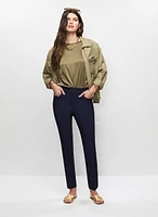 Pantalon à jambe étroite enfiler