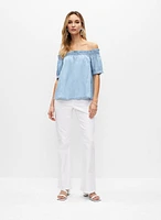 Off The Shoulder Tencel Top