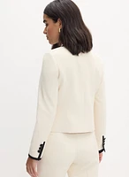 Contrast Trim Jacket