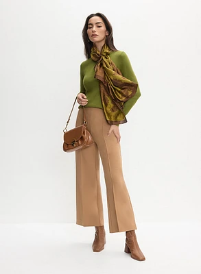 Keyhole Detail Sweater & Culotte Pants