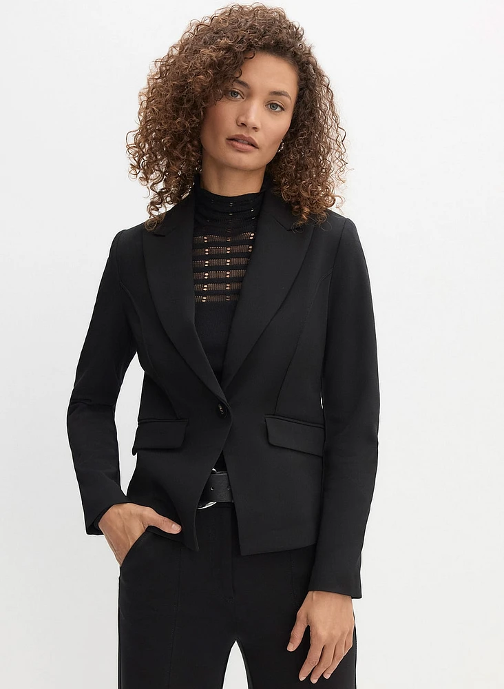 Single-Button Blazer