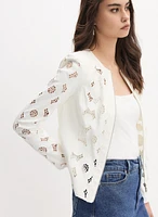 Joseph Ribkoff - Lace Panel Jacket