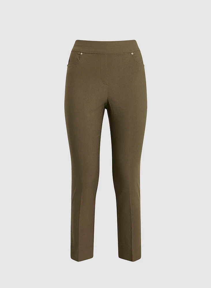 Pull-On Slim Leg Pants