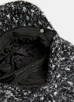 Marled Knit Newsboy Cap