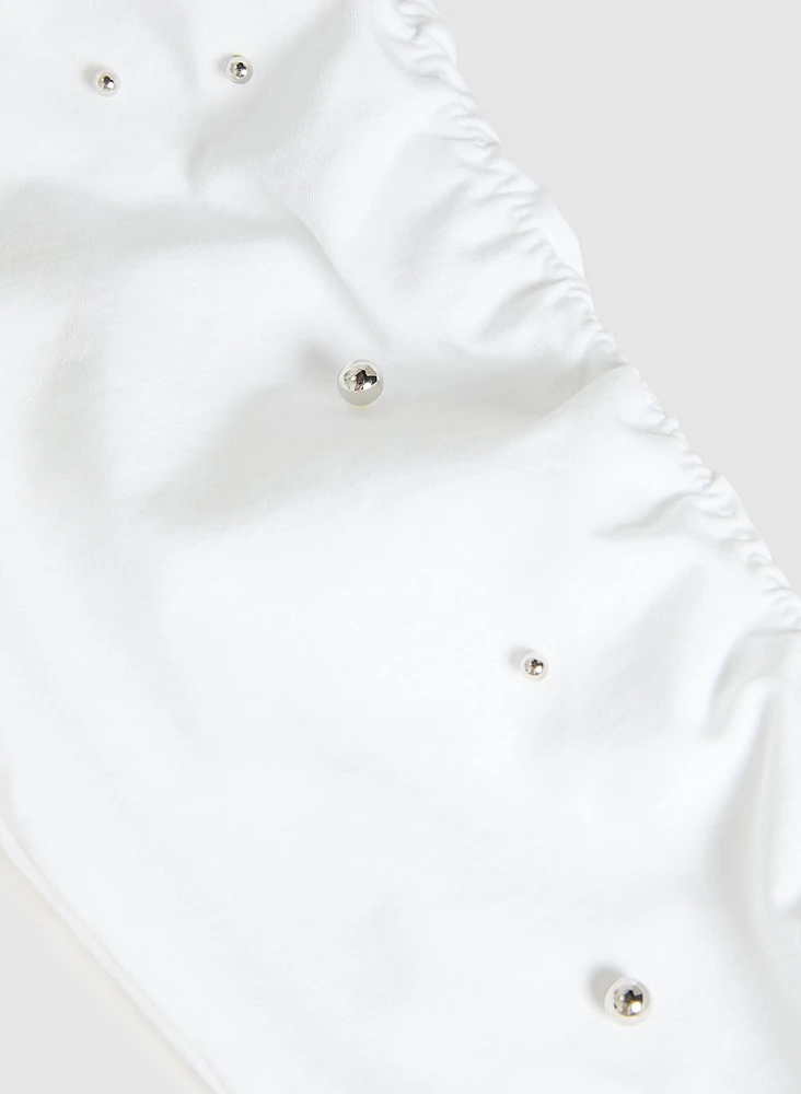 Pearl Detail T-Shirt