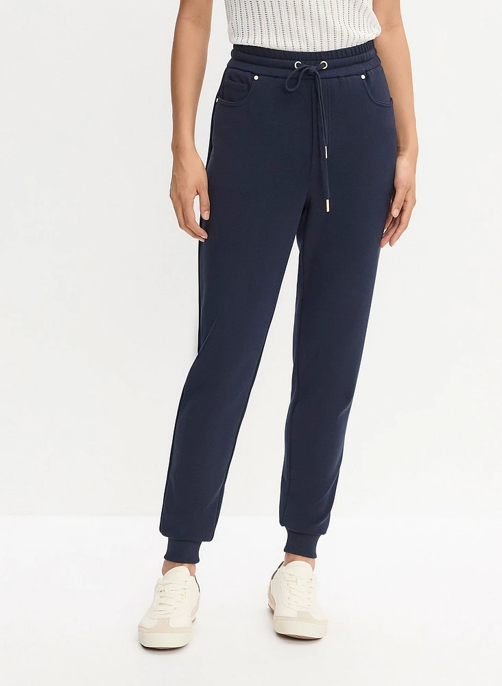 Drawstring Waist Pull-On Pants