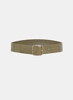 Ceinture à effet peau de crocodile