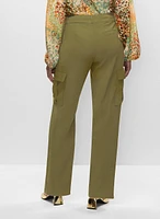 Tie Waist Cargo Pants