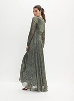 Shimmering Plissé Dress