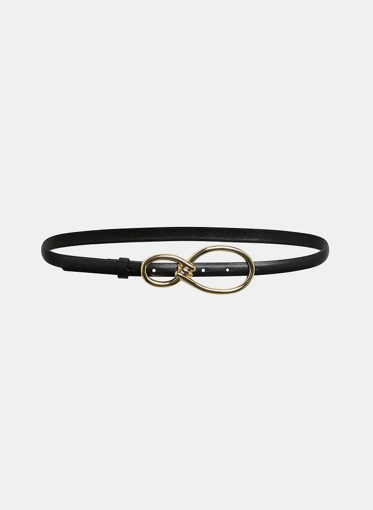 Loop Buckle Vegan Leather Belt