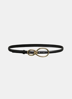 Loop Buckle Vegan Leather Belt