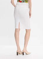 Denim Pencil Skirt