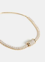 Cubic Zirconia Slider Bracelet